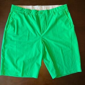 Covel men’s Icon 11” inseam short. Golf. Size 38. Green.